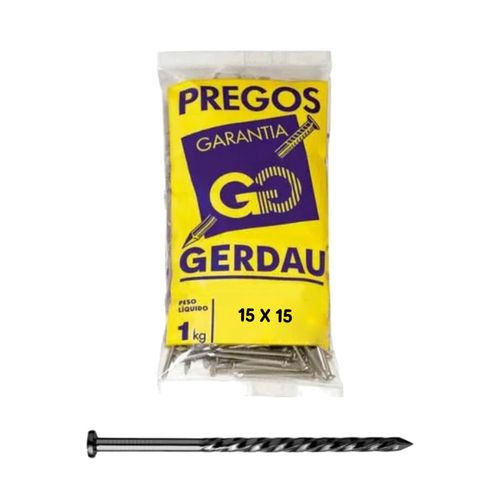 Prego Com Cabeça Ardox - 15X15 - 1Kg