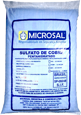 Sulfato de Cobre - 25 kg