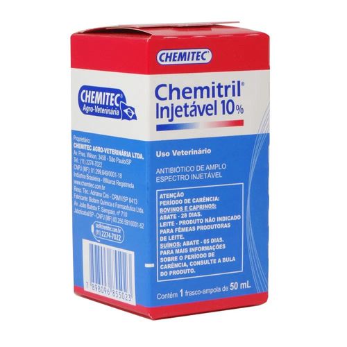 Chemitril 10% Injetável - 50 ml