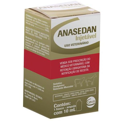 Anasedan Injetável - 10 ml